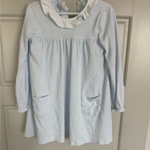Edgehill Collection Light Blue Ruffle Dress